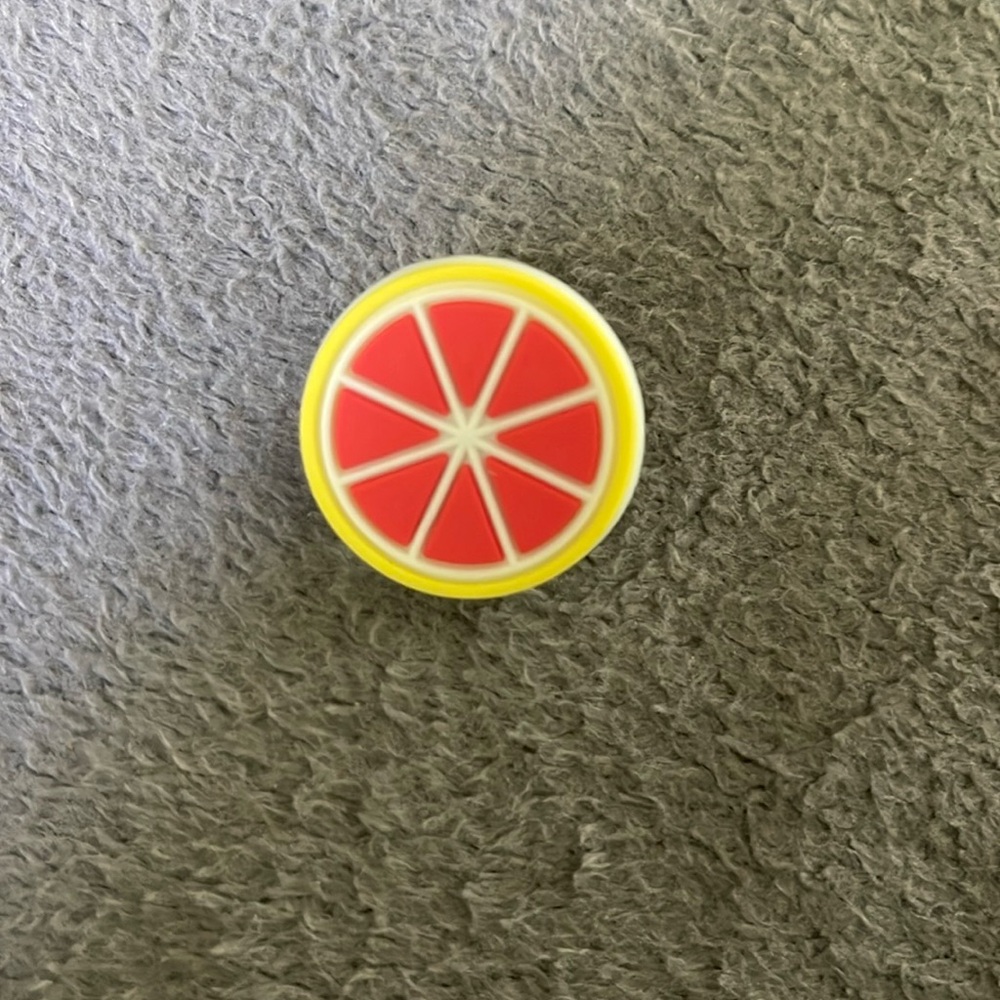 Lemon grapefruit slice Croc charm new - bundle offer